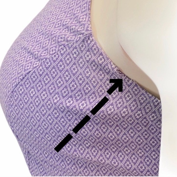 OLD NAVY Plum White Spaghetti Strap Large Dress Feminine Boho Retro Preppy Vacay - Picture 7 of 8